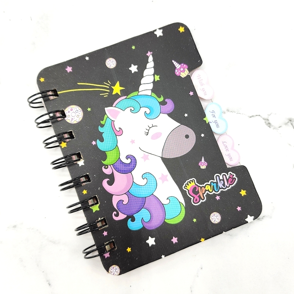 💕3/$15💕 Mini Unicorn Spiral Notebook - Picture 5 of 8